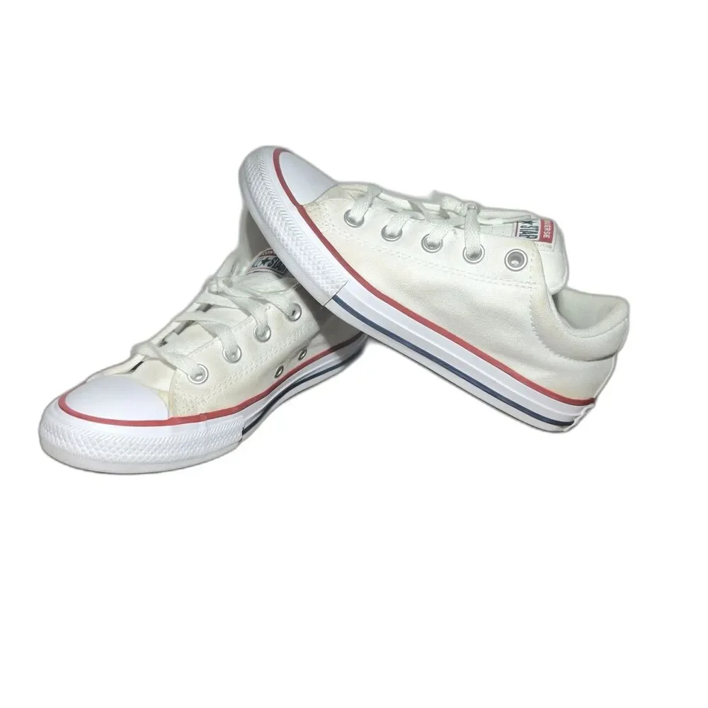 Converse All Star Unisex Kids Low Top Lace-Up Sneaker White Youth Size 3